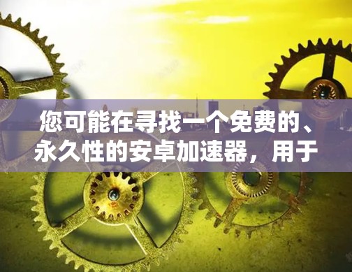 您可能在寻找一个免费的、永久性的安卓加速器，用于飞行或其它用途。以下是几个常见的免费安卓加速器推荐