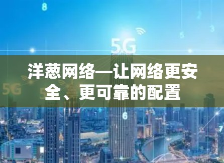 洋葱网络—让网络更安全、更可靠的配置