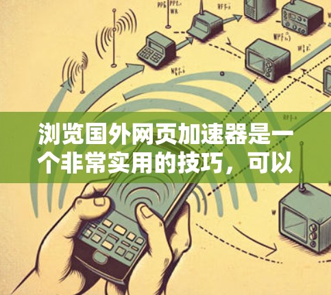 浏览国外网页加速器是一个非常实用的技巧，可以帮助提升网页加载速度，特别是在访问国外网站时。以下是一些推荐的国外网页加速器，根据你的需求和预算进行选择