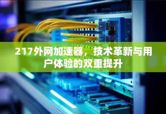 217外网加速器,技术革新与用户体验的双重提升 217外网加速器,技术革新与用户体验的双重提升