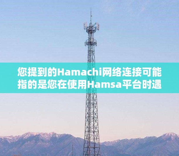 您提到的Hamachi网络连接可能指的是您在使用Hamsa平台时遇到的网络连接问题。Hamsa 是日本的社交媒体平台，用户可以在该平台上进行各种社交活动，包括发布、评论和参与互动