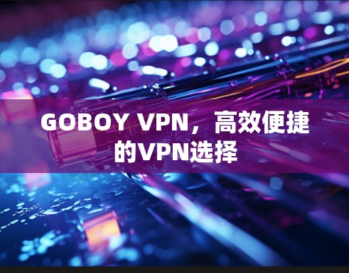 GOBOY VPN，高效便捷的VPN选择