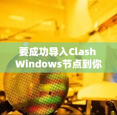 要成功导入Clash Windows节点到你的项目中，可以按照以下步骤进行