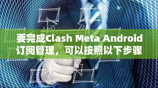 要完成Clash Meta Android订阅管理，可以按照以下步骤进行