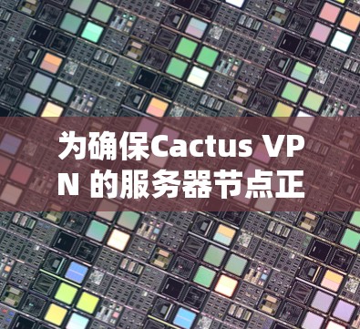 为确保Cactus VPN 的服务器节点正常工作并保证数据传输稳定，以下是详细的分析和解决方案