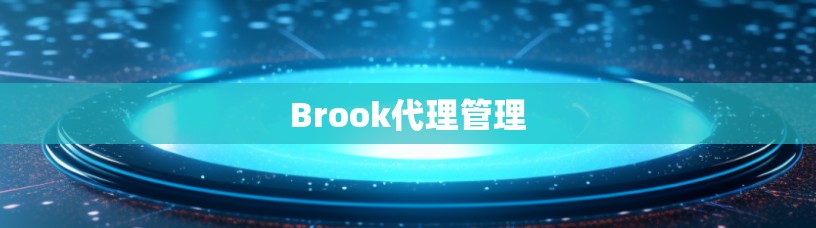 Brook代理管理