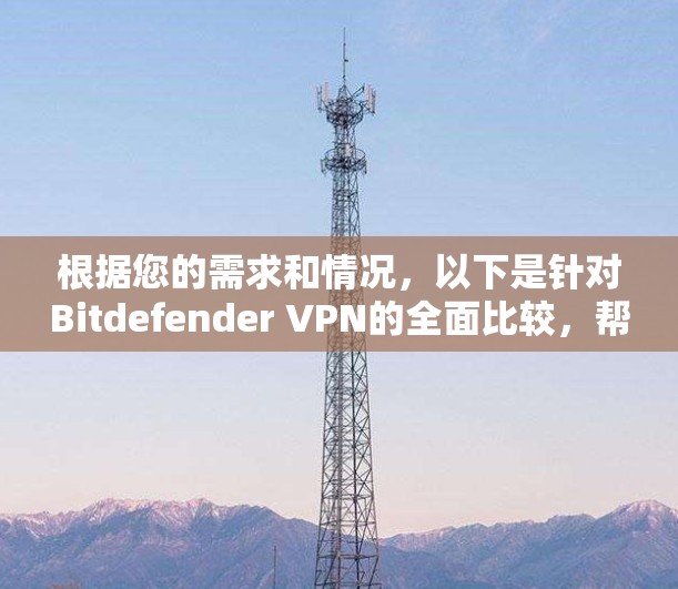 根据您的需求和情况，以下是针对Bitdefender VPN的全面比较，帮助您做出明智的购买决策