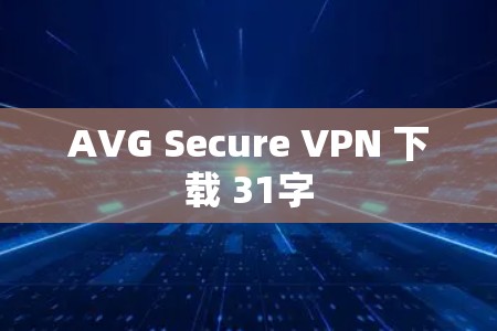 AVG Secure VPN 下载 31字