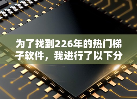 为了找到226年的热门梯子软件，我进行了以下分析和建议