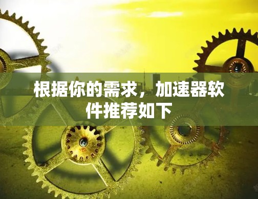 根据你的需求，加速器软件推荐如下