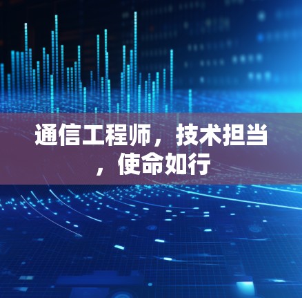通信工程师，技术担当，使命如行