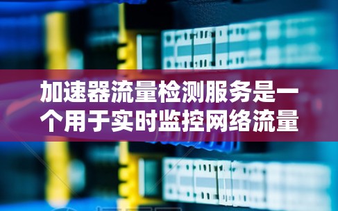 加速器流量检测服务是一个用于实时监控网络流量的工具，旨在帮助网络管理员发现和处理流量异常。以下是该服务的详细说明