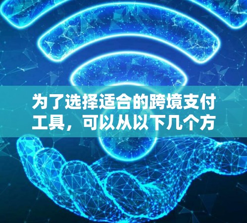 为了选择适合的跨境支付工具，可以从以下几个方面进行综合评估