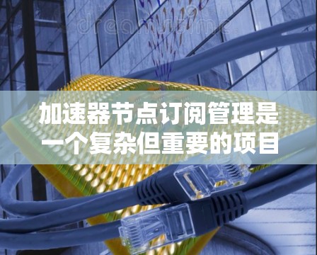 加速器节点订阅管理是一个复杂但重要的项目，涉及数据库、网络通信和安全策略。以下是对该主题的分步说明