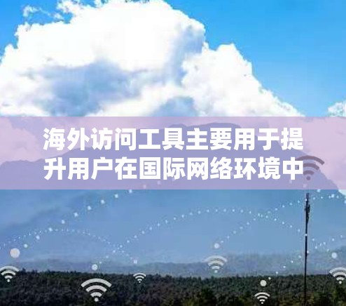 海外访问工具主要用于提升用户在国际网络环境中网页浏览的效率和响应速度。以下是对这些工具的详细介绍和总结