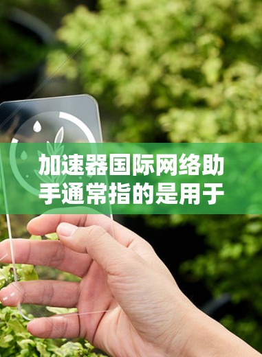 加速器国际网络助手通常指的是用于加速网络流的工具或服务。以下是一些可能的加速方式，供您参考