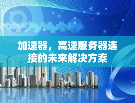 加速器，高速服务器连接的未来解决方案