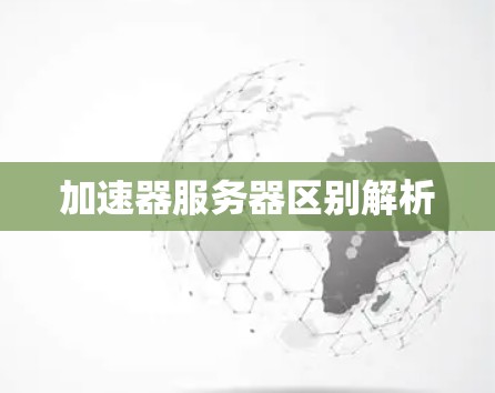 加速器服务器区别解析 加速器服务器区别解析