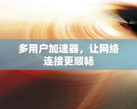 多用户加速器,让网络连接更顺畅 多用户加速器,让网络连接更顺畅