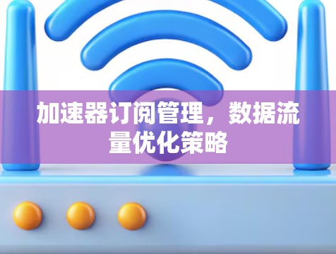 加速器订阅管理,数据流量优化策略 加速器订阅管理,数据流量优化策略