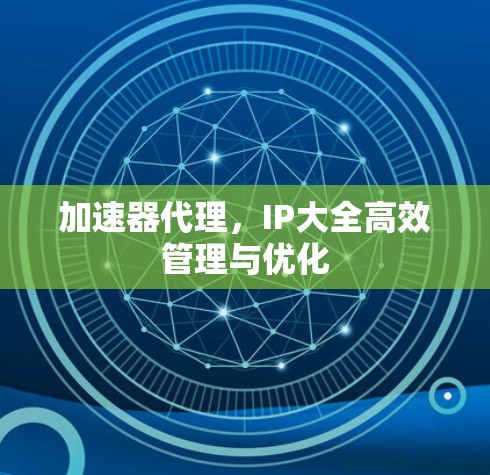 加速器代理,IP大全高效管理与优化 加速器代理,IP大全高效管理与优化