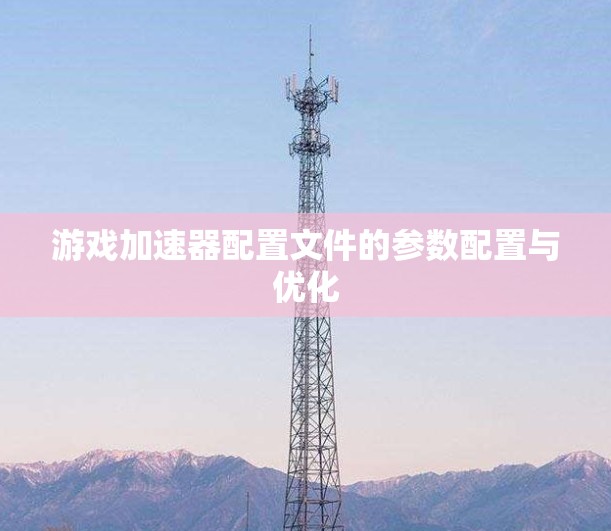 游戏加速器配置文件的参数配置与优化