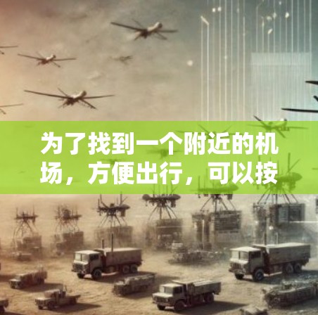 为了找到一个附近的机场，方便出行，可以按照以下步骤操作