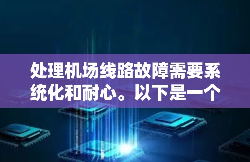 处理机场线路故障需要系统化和耐心。以下是一个详细的步骤指南,帮助你应对各种故障情况 处理机场线路故障需要系统化和耐心。以下是一个详细的步骤指南,帮助你应对各种故障情况