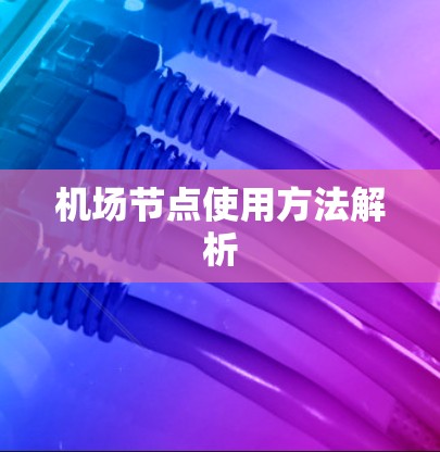 机场节点使用方法解析 机场节点使用方法解析