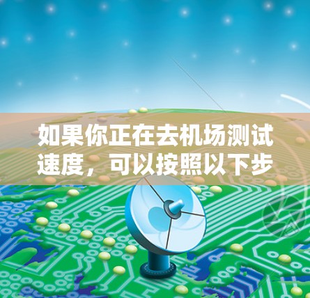 如果你正在去机场测试速度,可以按照以下步骤操作 如果你正在去机场测试速度,可以按照以下步骤操作