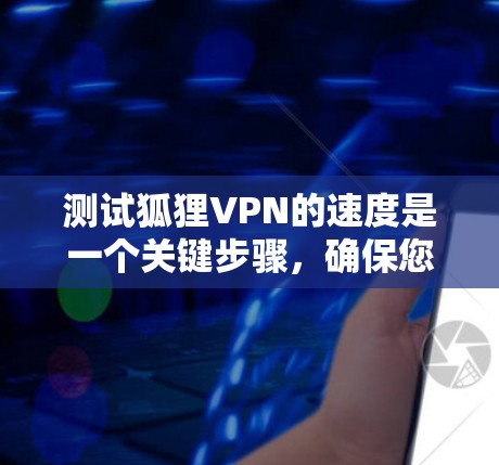 测试狐狸VPN的速度是一个关键步骤,确保您能够安全有效地使用该服务。以下是一个详细的步骤指南 测试狐狸VPN的速度是一个关键步骤,确保您能够安全有效地使用该服务。以下是一个详细的步骤指南