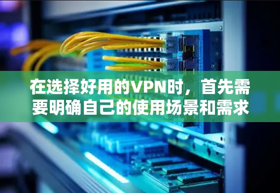在选择好用的VPN时，首先需要明确自己的使用场景和需求。以下是针对不同需求的推荐