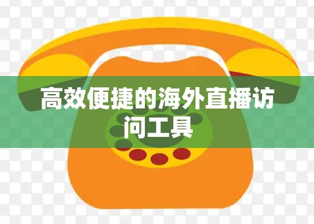 高效便捷的海外直播访问工具