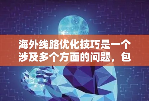 海外线路优化技巧是一个涉及多个方面的问题，包括网络覆盖、技术选择、设备维护、服务器管理、客户需求支持以及数据传输优化等。以下是一些实用的优化技巧，帮助您在海外业务环境中优化网络性能