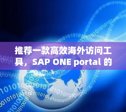 推荐一款高效海外访问工具，SAP ONE portal 的简明指南