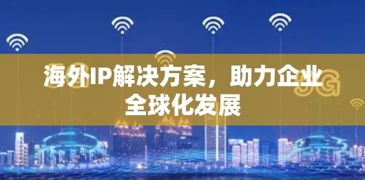 海外IP解决方案，助力企业全球化发展