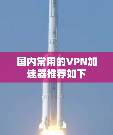 国内常用的VPN加速器推荐如下