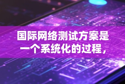 国际网络测试方案是一个系统化的过程，旨在确保网络测试的有效性和可靠性。以下是一个详细的国际网络测试方案，涵盖测试目标、方法、人员、工具、流程、结果分析、报告、成本控制和风险管理等方面