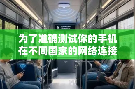 为了准确测试你的手机在不同国家的网络连接速度，按照以下步骤操作