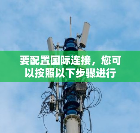 要配置国际连接，您可以按照以下步骤进行