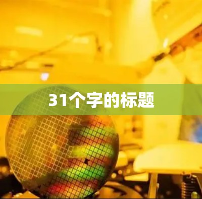 31个字的标题
