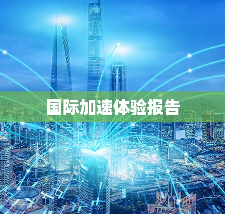 国际加速体验报告